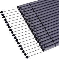 iBayam - Juego de 18 bolígrafos de punta fina de fieltro de tinta negra, rotuladores finos, para oficina, hogar, trabajo, escuela, profesor, estudiante, balas, planificador de escritura de dibujo, suministros de arte - Arteztik
