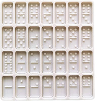 Domino Molde de silicona epoxi para fundición de resina DIY Craft 0.39 pulgadas, 28 cavidades molde de caramelo personalizado para jabones caseros, gelatina, colgante, cera de abejas, pasteles, chocolate - Arteztik
