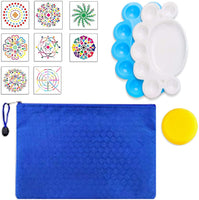 36 herramientas de punteado de mandala, kit de herramientas de pintura de mandala, juego de herramientas de punteado de mandala para pintar rocas, arte de mandala y suministros de arte de dibujo - Arteztik
