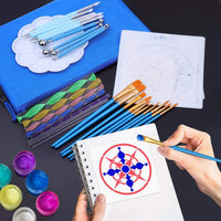 Mandala Dotting Tools, Shynek 41 piezas Mandala Rock Kit de herramientas de pintura con Mandala plantilla para pintar rocas, pintura Mandalas y dibujo - Arteztik
