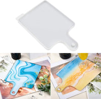 Molde de resina OPine, moldes de silicona de resina, moldes de bandeja para resina epoxi, tabla de servir de resina de bricolaje, bandeja de servir de resina, ideal para decoración del hogar, pintura de olas de océano de resina - Arteztik
