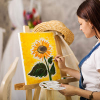 COYMOS Stretched White Blank Canvas for Painting, Acrylic, Oil, Wet Art Media - Multi Pack Pre-Stretched Canvas 100% Cotton Canvas Boards for Artists - 10 Pack 4"x4", 5"x7", 8"x10", 9"x12", 11"x14" - Arteztik
