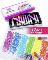 COLOUR BLOCK Juego de 50 piezas para dibujar y colorear, 12 piezas de color pastel de aceite I 12 piezas de pasta suave pastel de tiza suave, 12 pinceles de pintura I 9 x 12 pulgadas papel de dibujo I 9 x 12 pulgadas de papel de dibujo mixto de 9 x 12 pul - Arteztik
