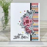 Stamp Simply Clear Sellos primavera Pansies Floral Cluster 4 x 6 pulgadas hoja – 11 piezas - Arteztik
