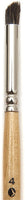 Ait Art pelo natural Deerfoot Stippler textura – Juego de 5 brochas – hecho a mano en Estados Unidos para resultados superiores con acuarelas, acrílico, y el aceite - Arteztik
