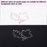 Caydo 10 piezas de papel de transferencia y 10 piezas de papel de trazado con lápiz de relieve, papel de transferencia de carbono 11.0 x 9.0 in, patrón de transferencia en paño de punto de cruz, lienzo, madera para el hogar Kit de pintura de costura - Arteztik
