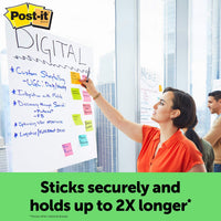 Rotafolios Post-it, 25 x 30 pulgadas, blanco reciclado, rotafolios con 30 hojas, Blanco - Arteztik
