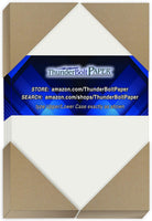 50 suave de color blanco translúcido 17 # Thin Hojas – 4.25" x 5.5" (4.25 x 5.5 inches) cuarto de tamaño carta – 17 lb/libra Peso ligero Buena Calidad – Papel, diversión o uso oficial – de rastreo no un transparente - Arteztik
