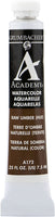 Grumbacher Academy Pintura de acuarela, 0.3 fl oz, Van Dyck Brown Hue (A222) - Arteztik
