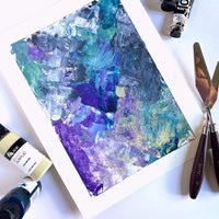 Juego de 10 cuchillos de paleta para pintura acrílica con mango de madera, palé y herramientas de arte para pintura al óleo - Arteztik
