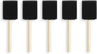 Cepillos de pintura de espuma, cepillos de esponja de 2 pulgadas para manualidades y manualidades (paquete de 60) - Arteztik
