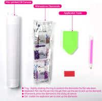 Artoree DIY 5D Kit de pintura de diamante por número para adulto, taladro completo diamante bordado Dotz Kit decoración de pared del hogar - Arteztik
