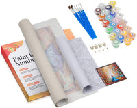 BOMIER DIY pintura por números para adultos niños principiantes, lienzo pintura al óleo por número Kit para decoración del hogar, dibujo con pinceles, Forest Girl 16 x 20 pulgadas (sin marco) - Arteztik
