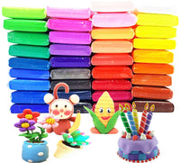 Arcilla seca al aire de 24 colores arcilla mágica para niños ultra ligero modelado arcilla artista estudio plastilina juguete seguro y no tóxico modelado arcilla - Arteztik
