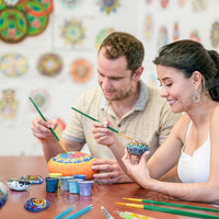 Mandala Dotting Tools Set – PGFUN 49 piezas Kit de pintura de puntos con herramientas de punto, bolígrafo de bola, bandeja de pintura y cepillos para pintura de rocas, colorear, arte de uñas, dibujo y dibujo - Arteztik
