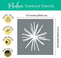 Plantillas con diseño de I Like That Lamp Nordic Themed Stencils – Easy DIY decoración de pared para hacer plantillas de letreros, Nórdico Grande, 3 paquete de - Arteztik
