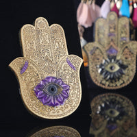 Molde de Hamsa, molde de resina, molde de amuleto de palma, mano de Hamsa de resina epóxica con soporte para incienso. El diseño es colaboración de LET'S RESIN&Resin Queen - Arteztik
