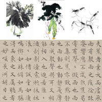 Brocha china para caligrafía, cepillo japonés para escribir pinceles Sumi de gran tamaño chino para caligrafía juego de 10 piezas - Arteztik
