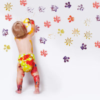 24 esponjas de pintura de espuma EVA para estampador de pintura de doble cara con esponja para dibujar y pintar para niños y niñas pequeñas, aprendizaje temprano y manualidades DIY, formas variadas - Arteztik
