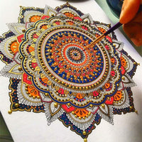 Mandala Juego de plantillas de puntos, herramientas de punto, kits de herramientas de pintura, pinceles, bandeja de pintura para pintar, piedras, colorear, dibujar y dibujar suministros de arte (42 piezas) - Arteztik
