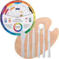 MEEDEN - Juego de 72 piezas de pintura acrílica con caballete de madera de haya, juego de pintura acrílica de 48 × 0.7 fl oz y todos los suministros adicionales, kit de herramientas de pintura para artistas principiantes, estudiantes y niños - Arteztik
