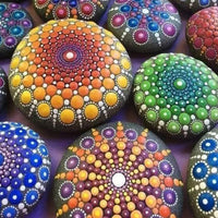 Mandala Juego de herramientas de punto, mandala rocas kits de pintura con mandala punto plantilla de pintura, mandala kit de herramientas de pintura para pintar rocas, arcilla cerámica artesanía, colorear, dibujo, Nail Art pintura (33 piezas) - Arteztik
