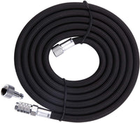 Manguera para aerógrafo, manguera de nailon trenzado de 9.8 ft con acoplador de desconexión de liberación rápida para aerógrafo, conector BSP macho y hembra de 1/8 pulgadas - Arteztik
