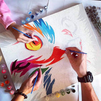 Komking Paint por números para adultos, kit de pintura por números en lienzo, 16.0 x 20.0 in, pintura creativa - Arteztik

