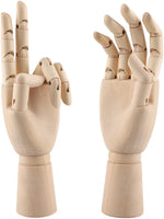 Maniquí de madera de 12.0 in con forma de mano para dibujar, dibujar, pintar - Arteztik
