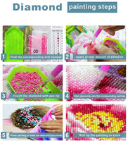 Kit de pintura de diamantes 5D de Neilden para adultos, niños, unicornio, broca completa, redonda, con diamantes de imitación, para adultos, principiantes, perfecto para decoración de pared del hogar (tamaño del lienzo: 13.8 x 17.7 in) - Arteztik
