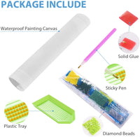 Kit completo de pintura de diamante cuadrada para bricolaje, con diseño de gatos, con diamantes de imitación, para decoración de pared - Arteztik
