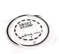 AmyCakes Sweet Stamp - Sello redondo para pasteles y cupcakes - Arteztik
