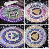 Iriisy - Molde de silicona para placa de astrología (4 unidades, diseño de luna, estrella, tarot y tarot) - Arteztik
