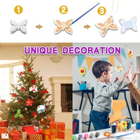 Crafts for Kids Edades 4 – 8 Gardon Juego de pintura para niñas niños – 15 piezas Kids Crafts Flor mariposa Figuras Set de pintura para niños cumpleaños fiesta de Navidad - Arteztik
