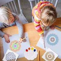 Artscope - Juego de 32 herramientas para puntear mandalas con bolsa impermeable con cremallera, color azul - Arteztik
