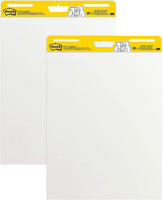 Post-it Super Sticky Caballete Pad, 25 x 30 pulgadas, 30 hojas/Pad, 2 almohadillas (561) y Super Sticky Caballete Pad, 25 x 30 pulgadas, 30 hojas/Pad, 2 almohadillas, grande blanco Premium papel de rotafolio autoadhesivo - Arteztik
