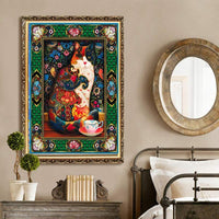Kit de pintura de diamante 5D hecho a mano para adultos, taladros redondos completos, para hacer mosaicos, punto de cruz, manualidades, decoración del hogar (15,75 x 19,69 pulgadas) - Arteztik
