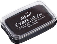 Fstaor - Almohadilla de tinta para sellos de goma, 4 almohadillas de tinta de 2.4 in, color amarillo - Arteztik
