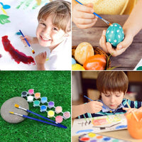 24 pinceles de pintura para niños. - Arteztik
