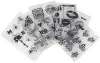 honbay 6 hojas diferentes estilo Pretty patrones silicona transparente tarjeta de sellos para decoración y álbumes de recortes - Arteztik
