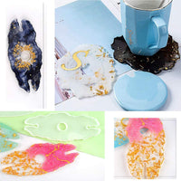 Addfashions - Molde de resina de silicona para copa de vino, 3 piezas de moldes de fundición para kit de resina epoxi - Arteztik
