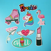 Chica lindo lindo portátil pegatinas botella de agua monopatín motocicleta teléfono bicicleta bicicleta equipaje guitarra bicicleta etiqueta etiqueta 60pcs paquete - Arteztik
