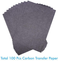 Selizo 100 hojas de papel de calco de transferencia de carbono negro para madera, papel, lienzo y otras superficies de arte (9.0 x 13.0 in) - Arteztik
