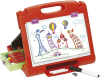 Faber-Castell Do-Art - Caballete de viaje 3 en 1, 30 piezas, caballete de mesa para niños con suministros de arte, multicolor - Arteztik

