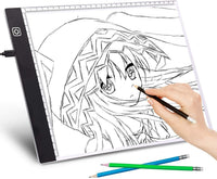 Udefineit USB Powered A4 Escala LED ajustable Light Pad, Ultra-delgada Dimmable Brillo LED Tracing Light Box para Artistas Animación Sketching - Arteztik
