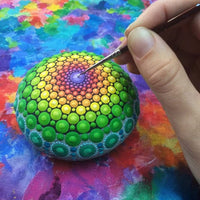 NABLUE 20 piezas Mandala rock pintura pluma puntas herramientas para mandala rock pintura, arcilla polimérica y cerámica Pottery Craft, patrón de relieve, dibujo y dibujo - Arteztik
