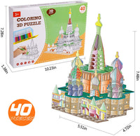 Artes y manualidades para niños de 4 a 12 años, kit de pintura todo en uno para niños, construye tu propio castillo. La mejor creatividad para manualidades para niñas y niños. - Arteztik
