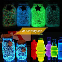 Glow in The Dark Pigment Powder,12 Colors Resin Dye Luminous Powder for Epoxy Resin,Acrylic Paint,Slime,Nails,Halloween Party, Fine Art & DIY Crafts,Non-Toxic,Skin Safe, Long Lasting(0.35oz/Each) - Arteztik
