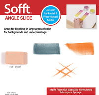 Colorfin Sofft Art Esponja, ángulo de plana - Arteztik
