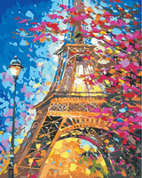 Píntalo tu mismo. Pintura por números para adultos, kit de pintura por número sobre lienzo para principiantes, nuevos pintores, paquete de regalo de SEASON (Torre Eiffel) - Arteztik
